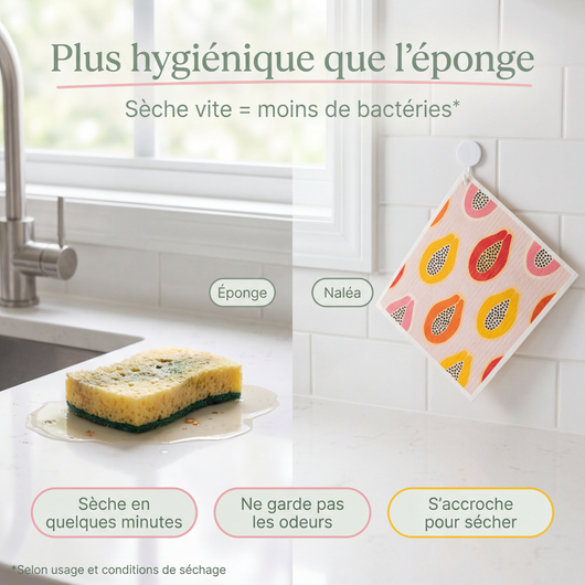 Serviette en papier réutilisable