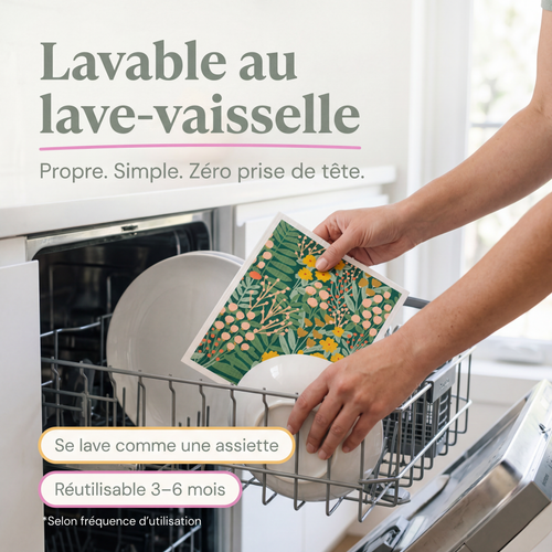 Serviette en papier réutilisable