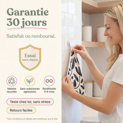 Serviette en papier réutilisable