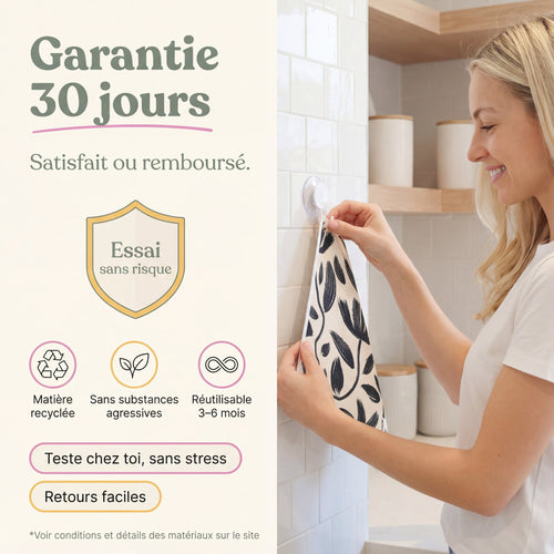 Serviette en papier réutilisable