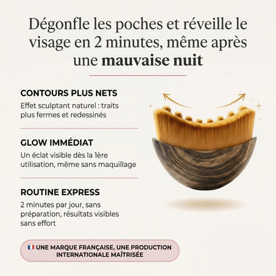 NaléaGlow - Brosse Drainage Lymphatique