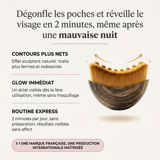 NaléaGlow - Brosse Drainage Lymphatique