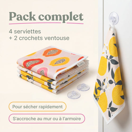 Serviette en papier réutilisable